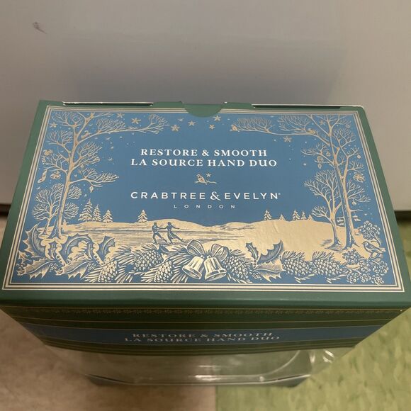 Crabtree and Evelyn La Source Hand Therapy Box Set Hand Wash & Therapy Soap Dish - Picture 3 of 5